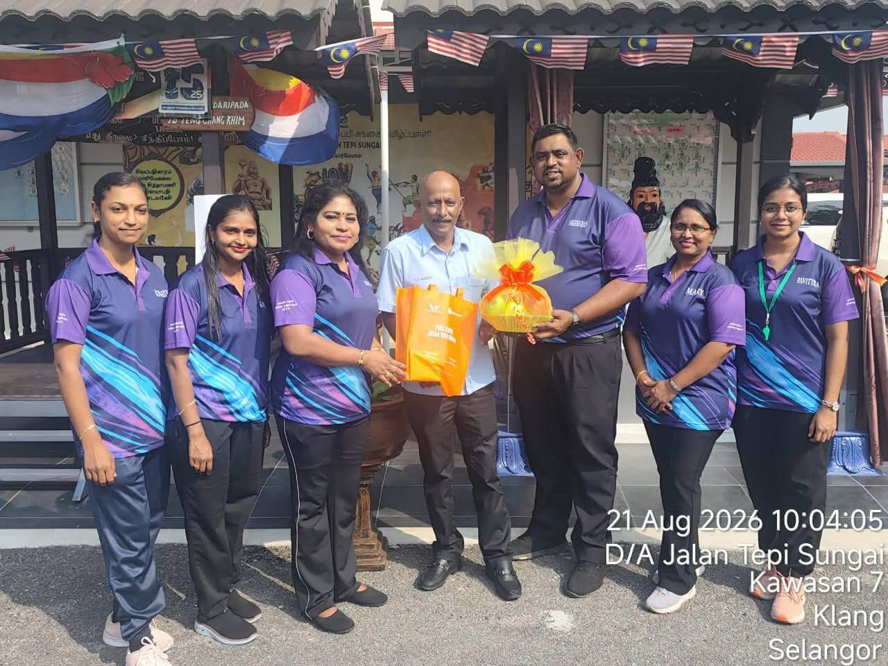 Students taking part in Perkhemahan 2026 at SJKT Jalan Tepi Sungai, Klang