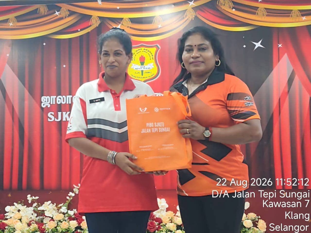 Students taking part in Perkhemahan 2026 at SJKT Jalan Tepi Sungai, Klang
