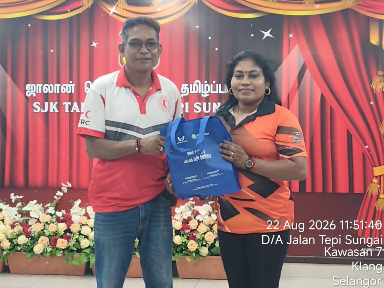 Students taking part in Perkhemahan 2026 at SJKT Jalan Tepi Sungai, Klang
